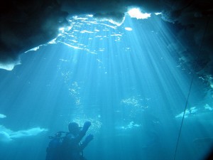 plongée sous-glace