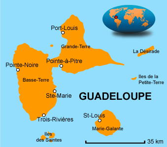 guadeloupe map