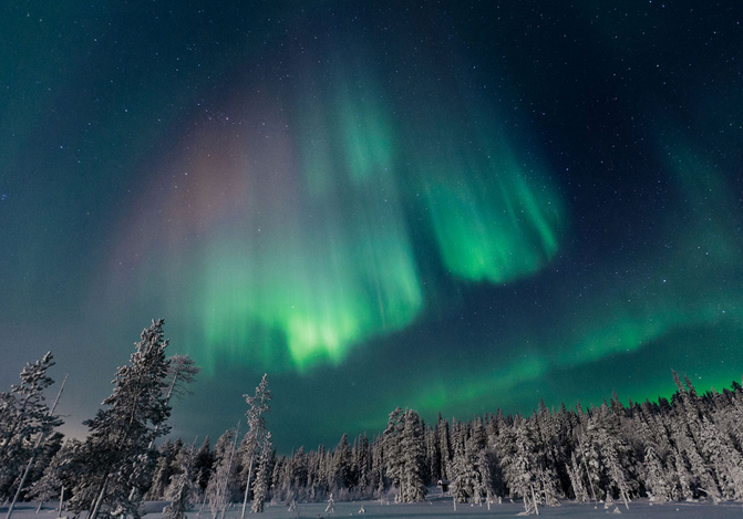 Aurore boreale - Finlande Laponie