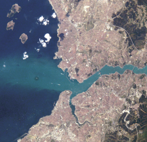 Istanbul - vue satellité